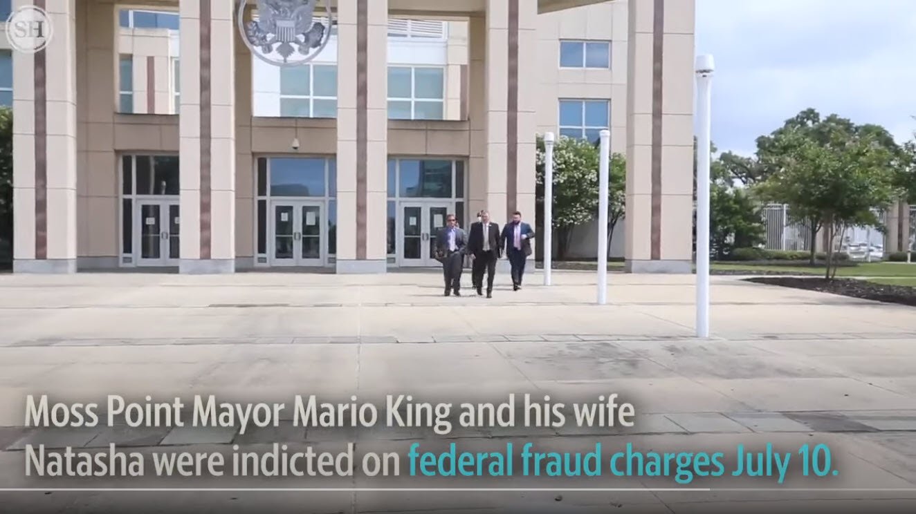 Moss Point mayor, wife indicted on federal fraud charges