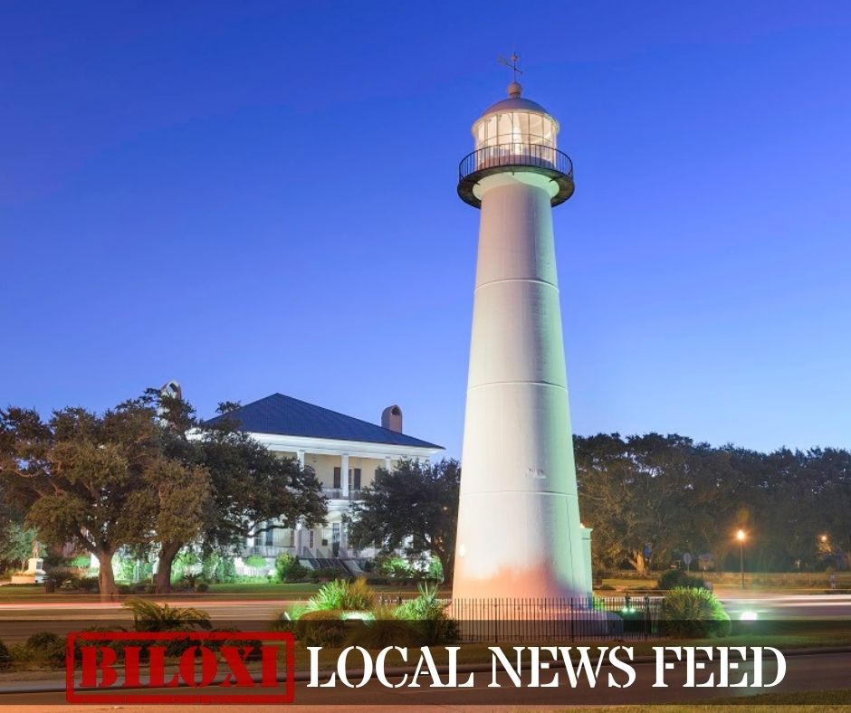 Bay St Louis, MS Aerial Video, Harbor and Old Town