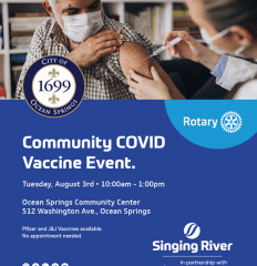 Ocean Springs to host community COVID Vaccine event