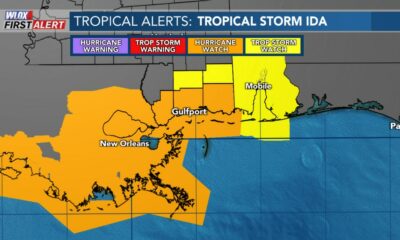 Hurricane and Storm Surge Watches posted for South Mississippi