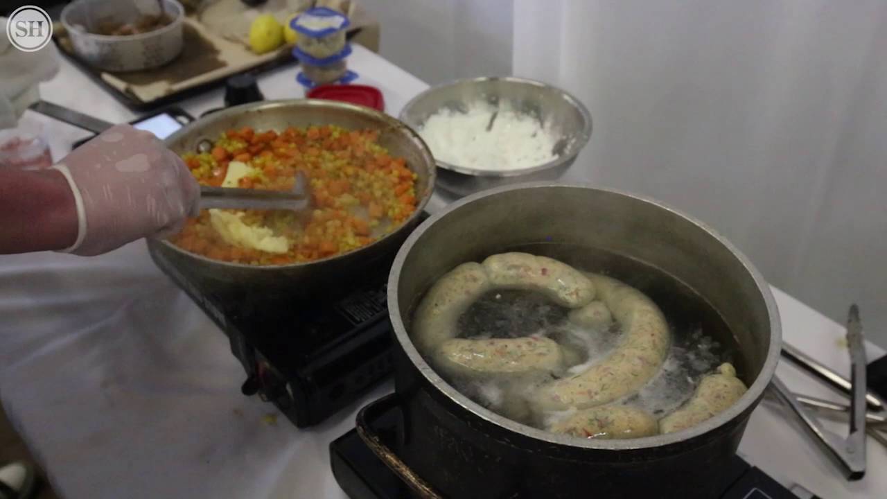 Starkville chef prepares seafood sausage in Mississippi seafood cook-off