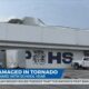 Moss Point High School damaged in tornado