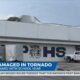 Moss Point High School damaged in tornado