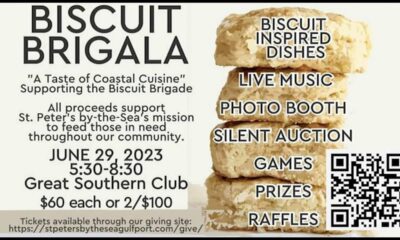 Biscuit Brigala Benefit fundraiser for St. Peter’s by the Sea