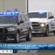 Several police departments escort fallen Bay St. Louis officers to funeral homes