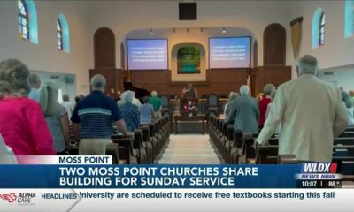 Two Moss Point churches hold Sunday service in same building following tornado