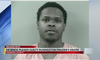 McBride pleads guilty in Kingston Frazier's Death