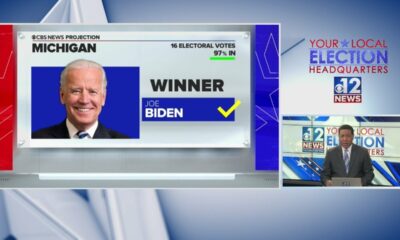 Biden wins Michigan, now at 264 electoral votes