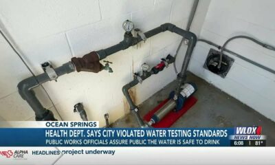 Health Department says Oceans Springs violated water testing standard
