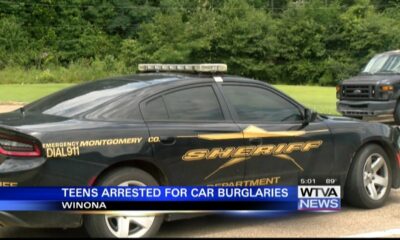 Four teenagers arrested for car burglary in Montgomery County