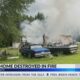 Jasper County mobile home damaged by fire