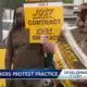 Ups Practice Protest