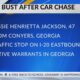 Georgia woman arrested after chase in Pearl