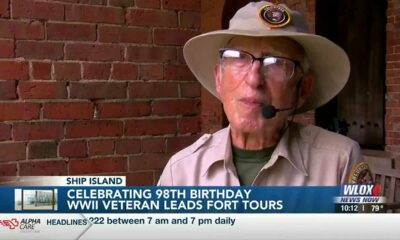 Coast Life: 98-year-old WWII & Korean War veteran continues giving tours of Fort on Ship Island