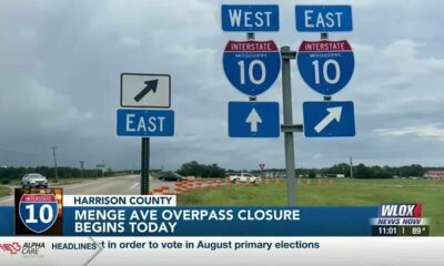 LIVE REPORT: I-10 overpass now officially closed at Menge Ave.