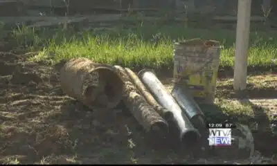 Nettleton in the process of replacing old pipes