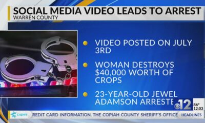 Warren County woman accused of damaging $40,000 worth of crops