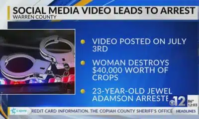 Warren County woman accused of damaging $40,000 worth of crops