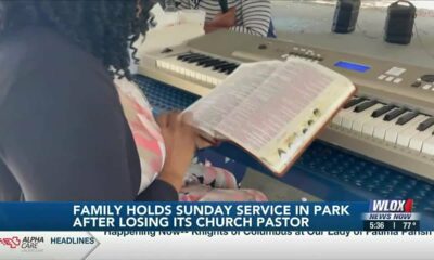 Jackson County family holds Sunday service in park after losing pastor