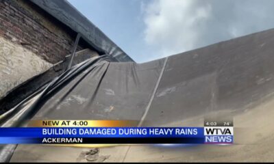 Roof collapse after heavy rain in Ackerman
