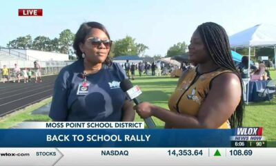 Live: Moss Point School District back to school rally