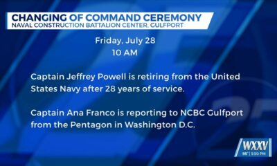 Change of Command Ceremony at NCBC
