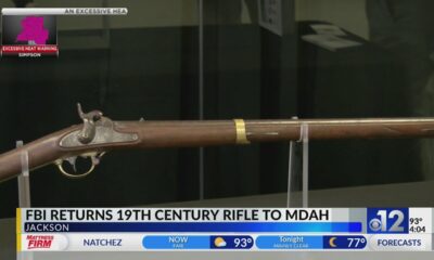 Stolen 19th century rifle returned to Mississippi Department of Archives and History