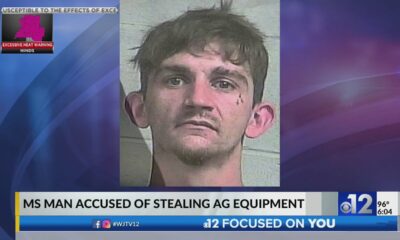 Mississippi man accused of stealing agriculture equipment