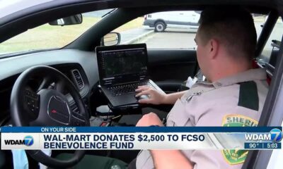 Walmart donates $2,500 to Forrest County Sheriff's Office benevolence fund