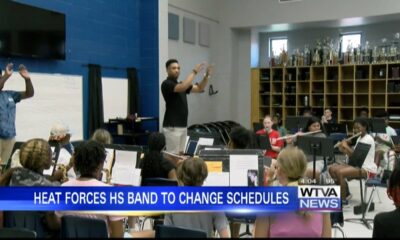 Heat forces Winona High School Band to modify their camp