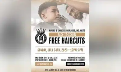 Movers and Shakers Social Club offering free Back to School haircuts