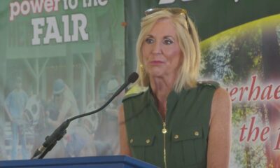 Candidate for Attorney General, Lynn Fitch, speaks at 2023 Neshoba County Fair
