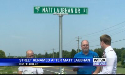 Smithville renames street in honor of WTVA Chief Meteorologist Matt Laubhan