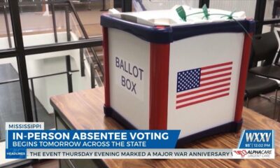 In-person absentee voting begins Saturday across the state