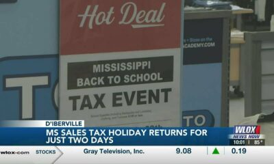 Mississippi sales tax holiday returns for two days