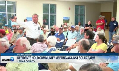 Residents hold community meeting against solar farm in Lamar County