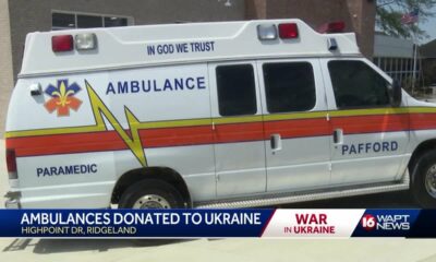 Ambulances donated to Ukraine