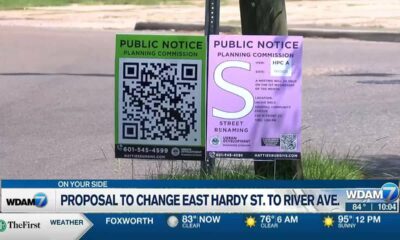Proposal to change East Hardy St. to River Ave.