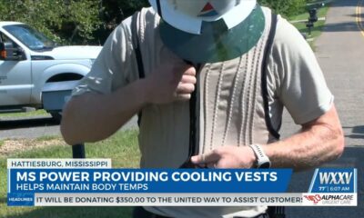 Mississippi Power providing cooling vests
