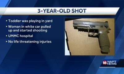 3 year old shot in leg