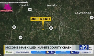 McComb man killed in Amite County crash