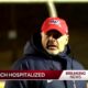 MRA football coach hospitalized