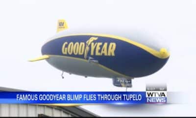 Famous Goodyear Blimp visits Tupelo