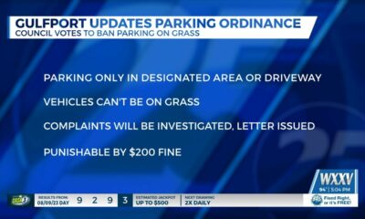 Gulfport City Council votes to ban parking on grass