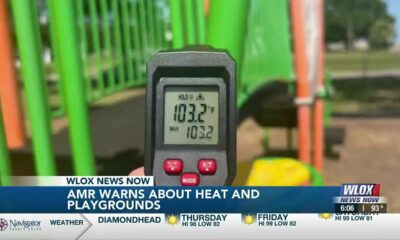 AMR warns about heat and playground equipment