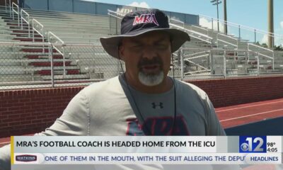 MRA’s football coach is headed home from the ICU