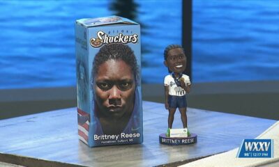 Brittney Reese Bobblehead Giveaway at Saturday’s Biloxi Shuckers game