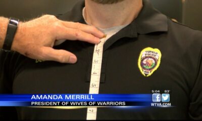 Tupelo officers fitted Wednesday for new bullet proof vests