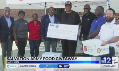Salvation Army hosts food giveaway in Jackson