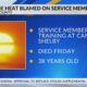 Service member a Camp Shelby dies due to heat
